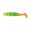 Slider CSGGF15 Crappie Grubs, Chart Black Orange