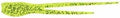 Bobby Garland Split Tail Chartreuse Gold Glitter 2"