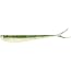 Lunker Soft Plastic Fishing Lure, 4" FIn S, S&P Green Phantom, Paddle Tail Swimbait ~ 10 pk