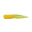 Slab Buster Crappie Jig (Yellow/Chartreuse Silver - 3509, 2 inch)