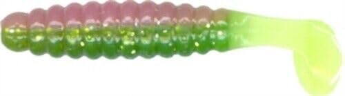 Generic Slider CB Crappie Grub 1.5 (Electric Chicken)