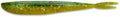 Lunker City Fishing Fin-S Fish 7" Split Tail Soft Plastic Jerk Bait Minnow Original Walleye and Bass Lure, 4 Per Bag, Made in The USA - Mahi Mahi 135