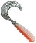 2" Hot Grubs Twister Tails Crappie Walleye Bass Fishing 50 Pack (Orange Crush) #20