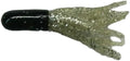 New 50 pk 1.5" Southern Crappie Pro Fishing Tube Jig Skirts Perch Bluegill Bream All-Purpose Freshwater Equipment Saltwater Lure Bait Kit Little Hustler (Black Clear Sparkle)