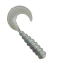 2" Hot Grubs Twister Tails Crappie Walleye Bass Fishing 50 Pack (Albino Shad) #36