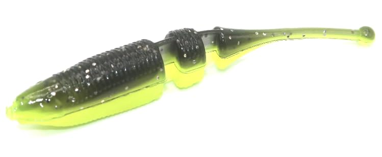 Generic LC Slug-Go Lure, 8 per Bag (Black Ice, 4-1/2-Inch)