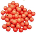 Rubber Sinker Stoppers ~ 50 Pack ~ Orange