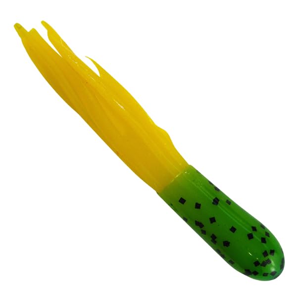 Lunker City Fishing Fin-S Fish 4" Split Tail Soft Plastic Jerk Bait Minnow Original Walleye and Bass Lure, 10 Per Bag, Made in The USA - 119 Mackerel