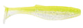 Lunker Soft Plastic Fishing Lure, Atomic Chicken, Ribster Body with Paddle Tail, 10 per Bag, 4.5"