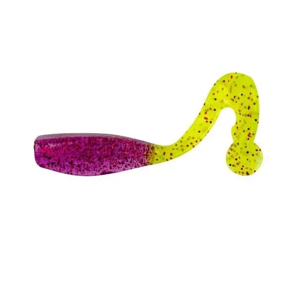 Bobby Garland Slab Dockt'R Soft Plastic Crappie Fishing Lure, Fishing Gear and Accessories, 2.5", Pack of 12, Blue Ice