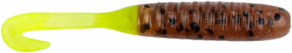 Baitfuel 2’’ NanoVibe Pumpkin Chartreuse