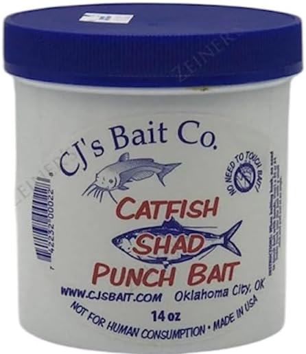 CJ's Bait Co. Catfish Shad Punch Bait, 14 oz