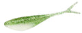 Lunker 4" Fin-S Fish Soft Plastic Bait Fishing Lure ~ Blk/Blue FLK/Firetail ~ 8 pk