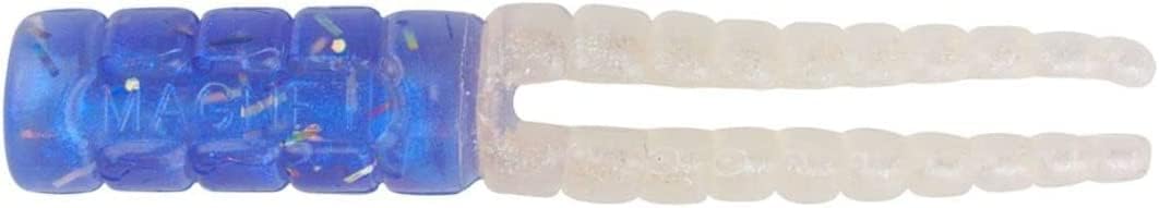 Crappie Magnet 50-Pack Split-Tail Grub Body Pack, One of The Top Vertical Fishing Jigs for Crappie, Freshwater Fishing Accessories, Fast Lane