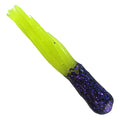 Lunker City Fishing Fin-S Fish 4" Split Tail Soft Plastic Jerk Bait Minnow Original Walleye and Bass Lure, 10 Per Bag, Made in The USA - 60 Piranha
