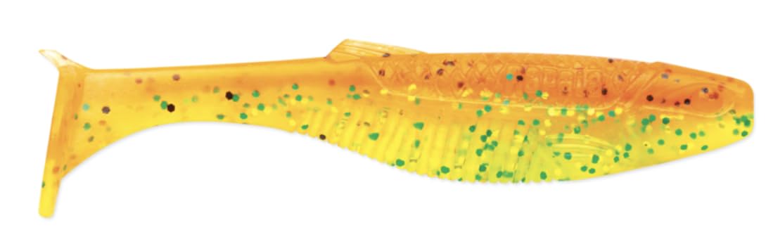 Lunker Soft Plastic Fishing Lure, 5" Fin-S, Mackerel, Swimbait Style, 10 pk