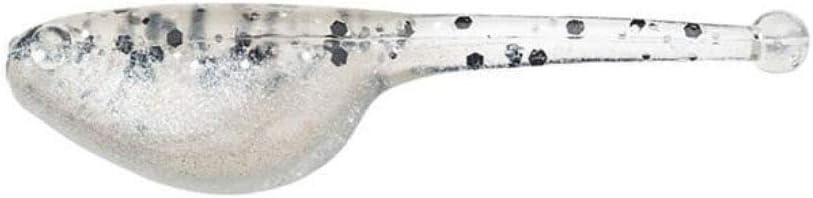 Strike King Mr. Crappie Shadpole Panfish Bait, 2-Inch, Salt and Pepper (MRCSP-164)