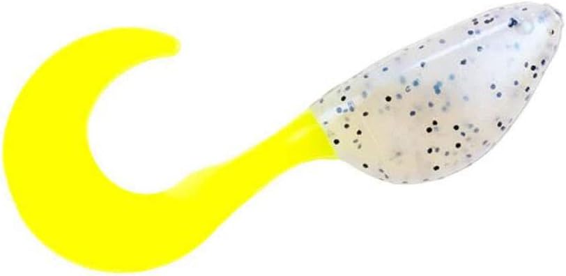 Strike King Mr. Crappie Shadpole Curlytail,Monkey Shine, 0.055