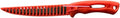 6" Fisthing/Hunting Filet Knife with Protective Sheath, Red, Slotted Blade Design, Ergonomic Handle ~ Choose Color (Orange)