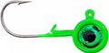 AC Crappie Big Eye Jig Heads ~ Choose Color & Size ~ 8 Pack (Green, 1/32 oz)