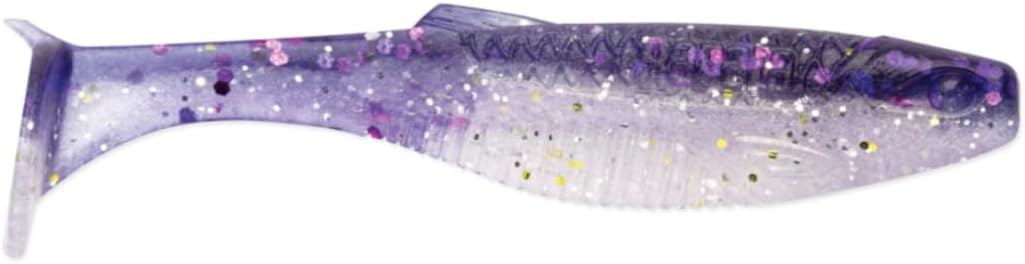 Rapala CrushCity Mayor Soft Plastic Paddle Tail Swimbait, Strong Kicking Action for Swim Jigs & Underspins, Bass, Redfish, Trout, Snook, Walleye & More, Purpledescent, 2-1/2"