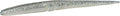 Lunker City Fishing Slug-Go 7.5" Original Soft Plastic Bass Lure Stick Bait Worm 5 Per Bag, Made in The USA - Ice Shad 132