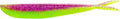 Lunker City Fishing Fin-S Fish 3.5" Split Tail Soft Plastic Jerk Bait Minnow Original Walleye and Bass Lure, 10 Per Bag, Made in The USA - Pimp Daddy 239