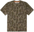 Men's Camouflage Short Sleeve Crew Neck T-Shirt, Mossy Camo Pattern, Hunting Apparel ~ 3XL