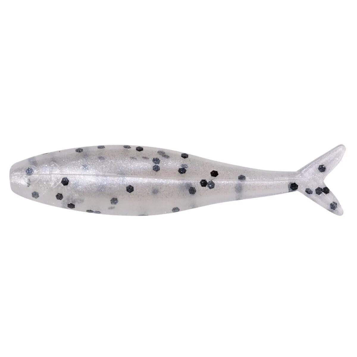 CrushCity Mooch Minnow Soft Plastic Minnow Bait, Natural Profile for Drop Shot, Jig Head & Multi-Species Fishing, 2-1/2", Shad