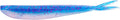 Lunker City Fishing Fin-S Fish 2.5" Split Tail Soft Plastic Jerk Bait Minnow Original Walleye and Bass Lure, 20 Per Bag, Made in The USA - 197 Ballzy Blue