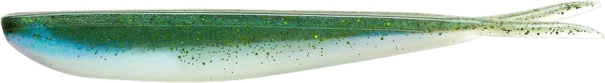 Lunker City Fishing Fin-S Fish 3.5" Split Tail Soft Plastic Jerk Bait Minnow Original Walleye and Bass Lure, 10 Per Bag, Made in The USA - Smelt 116
