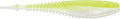 CrushCity Freeloader Soft Plastic Swimbait Minnow, Natural Swimming Action for Jig Heads & Multi-Species Bass Fishing, 4-1/4", Chartreuse Pearl
