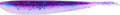 Lunker City Fishing Fin-S Fish 3.5" Split Tail Soft Plastic Jerk Bait Minnow Original Walleye and Bass Lure, 10 Per Bag, Made in The USA - Purple Majesty 73