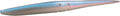 Lunker City Fishing Slug-Go 7.5" Original Soft Plastic Bass Lure Stick Bait Worm 5 Per Bag, Made in The USA - Pro Blue Shad 287