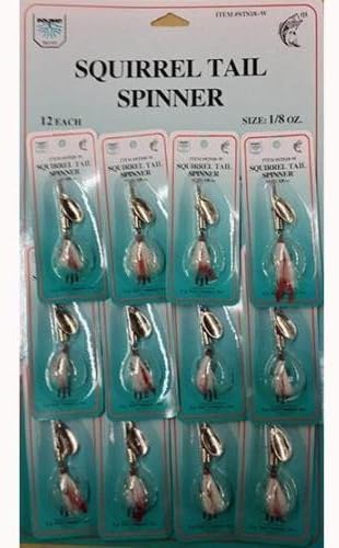 FJ Neil Squirrel Tail Spinners 1/8 12/cd