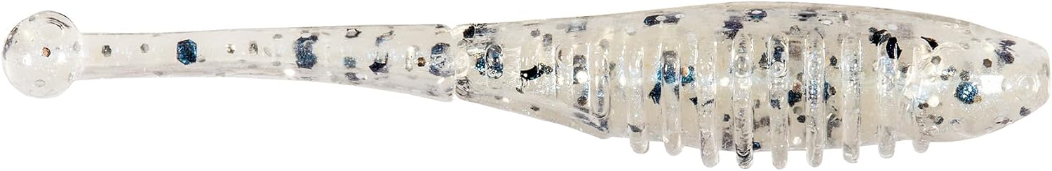 Z-Man MBB-27BPK8 Baby BallerZ, 2" Blue Glimmer Sparkle, 8 Pack