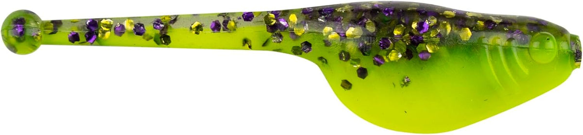 Strike King (MRCSP-306) Mr Crappie Shadpole Soft Swimbait Fishing Lure, 306 - Who Dat, 2", Darting Action
