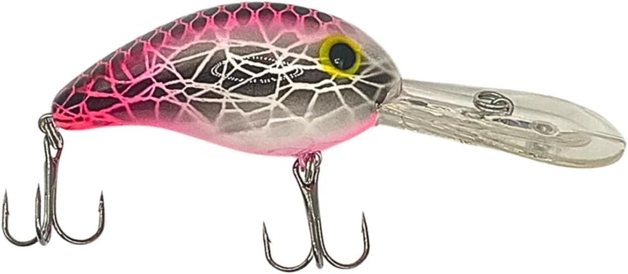 Headhunter Lures Snazzy Eye Series H-12 Diver Crankbait 10-12' SE12-PL-1 ~ Pink Lemonade