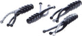 "Strike King Lures Mr. Crappie Joker Soft Bait Lure, 2"" Length, Tuxedo Black Sparkle, Package of 15" (MRCJ2-184)