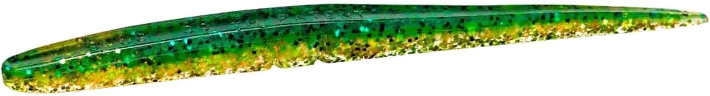 Lunker City Fishing 4.5" Slug-Go Original Soft Plastic Bass Lure Stick Bait Worm 8 Per Bag, Made in The USA - Perch 61