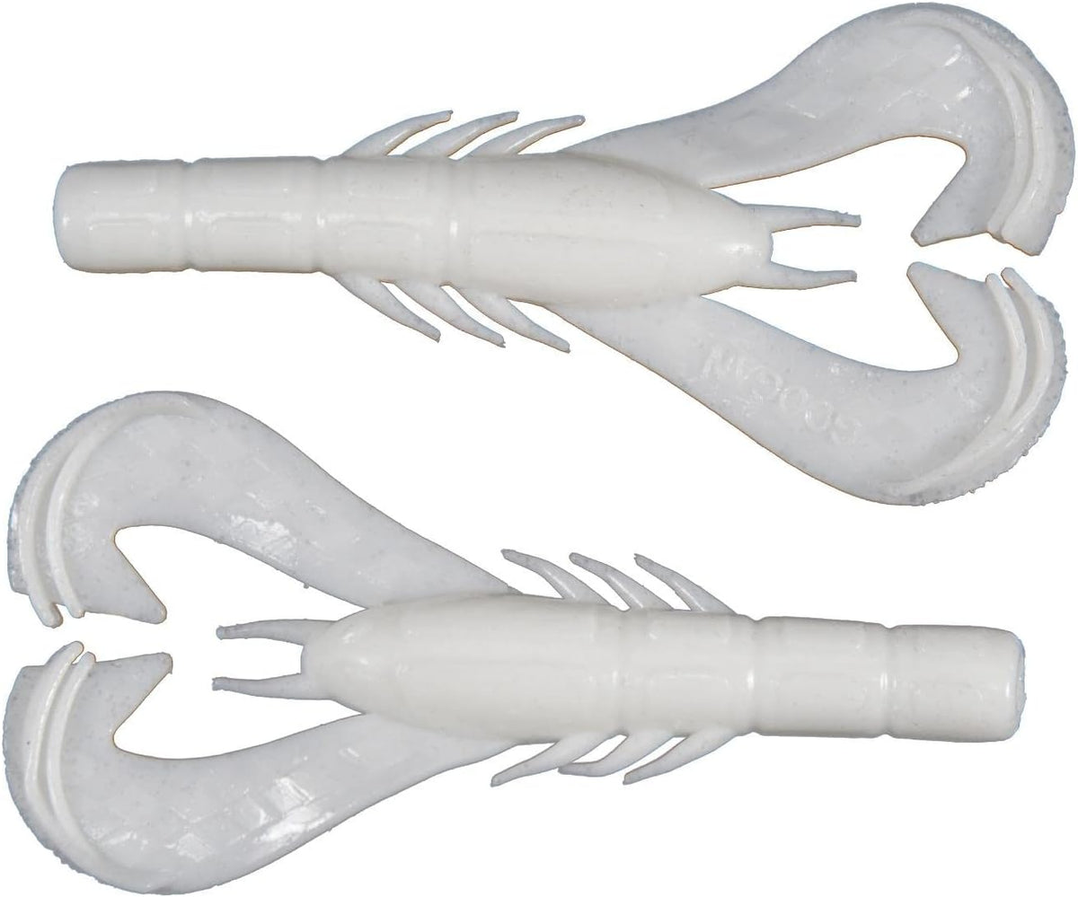 Googan Baits GKC-PRL Krackin' Craw 4", Pearl, Multi, One Size