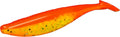 Lunker City Fishing 5" SwimFish Swimbait with Tail Soft Plastic Bass Lure Swimming Action Swim Bait, 4 Per Bag, Made in The USA - 143 Atomic Chicken