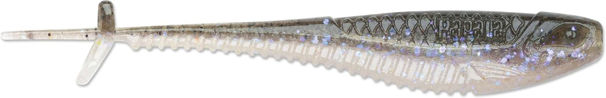 CrushCity Mooch Minnow Soft Plastic Minnow Bait, Natural Profile for Drop Shot, Jig Head & Multi-Species Fishing, 2-1/2", Electric Shad