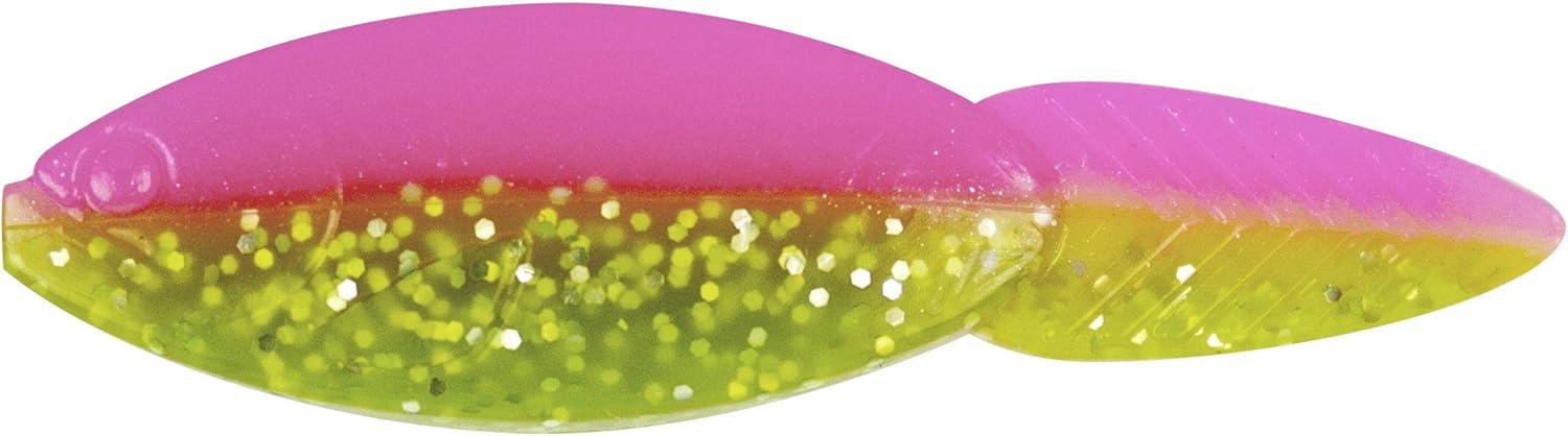 Bobby Garland Crappie Shooter Skipping and Shooting Bait Soft Plastic Fishing Lure, Accessories for Freshwater Fishing, 1.5", Pack of 15, Electric Chicken