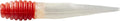 Bobby Garland Slab Slay'R Soft Plastic Crappie Fishing Lure, Fishing Gear and Accessories, 2", Red Pearl White