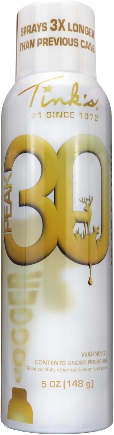 TINK'S Peak30 Premium Doe estrus Deer Attractant Fogger for Hunting (5 Oz) – Superior & Longlisting Peak Heat Doe estrus Hunting Scents – Hunting Lure/Attractant – Advanced Deer Hunting Lure