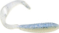 Bobby Garland Hyper Grub Curly-Tail Swim-Bait Crappie Fishing Lure, Accessories for Freshwater Fishing, 2", Pack of 18, Blue Ice