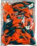 Lunker City Fishing Fin-S Fish 4" Split Tail Soft Plastic Jerk Bait Minnow Original Walleye and Bass Lure, 10 Per Bag, Made in The USA - 136 Black Ice