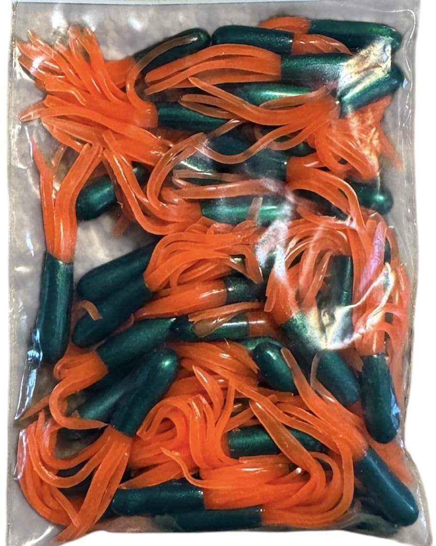 Lunker City Fishing Fin-S Fish 4" Split Tail Soft Plastic Jerk Bait Minnow Original Walleye and Bass Lure, 10 Per Bag, Made in The USA - 136 Black Ice