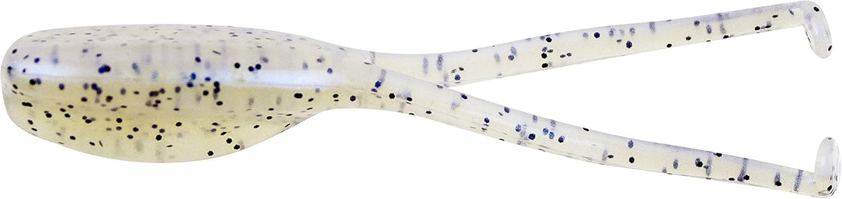 Bobby Garland Slab Dockt'R Soft Plastic Crappie Fishing Lure, 2.5 Inches, Pack of 12, Glacier (BGDR313-12)